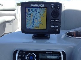 Navigation device of a boat