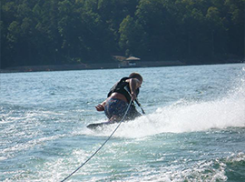 Man surfing