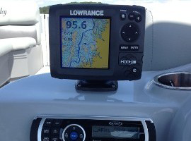 Navigation device of boat