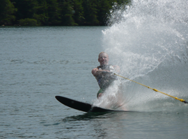 Man surfing