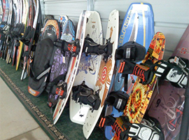 bunch of surf boards