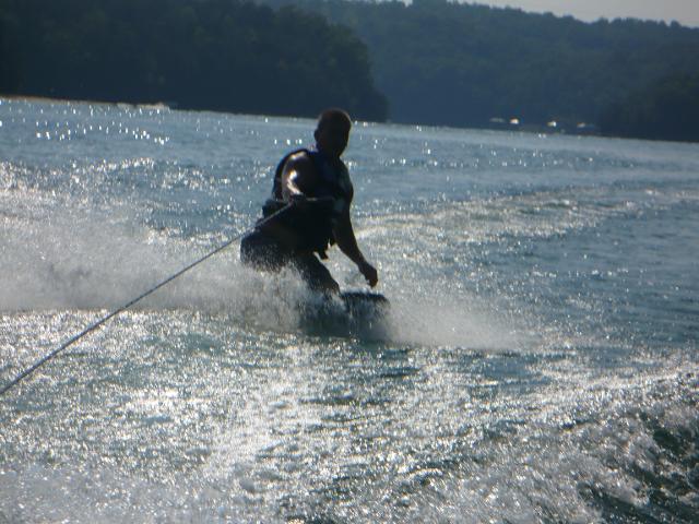 Man surfing