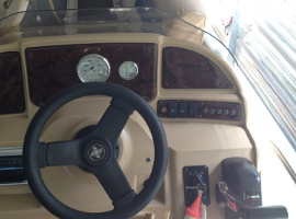 Driving area of a boat